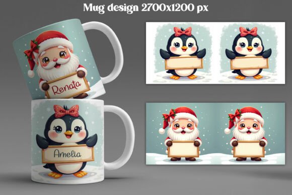 Christmas Add Your Name Mug Sublimation