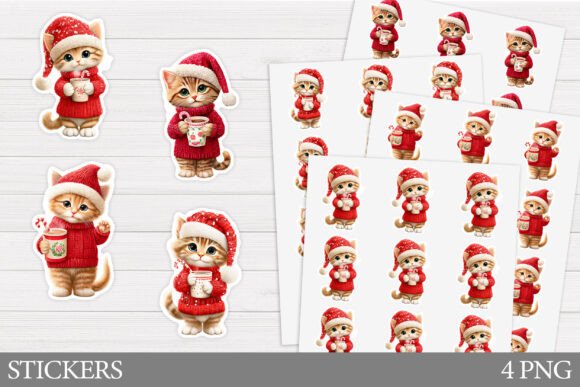 Christmas Cat Sticker: A Brand Designer’s Review of Holiday Illustrations