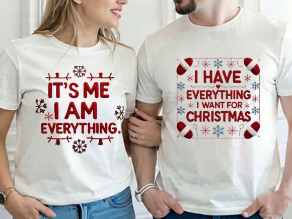 Christmas Couple Quote Text Design Png in Illustrations