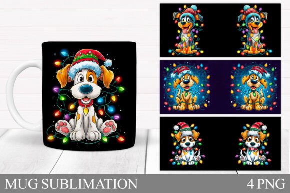 Christmas Dog Mug: A Designer’s Review of This Illustrations Asset