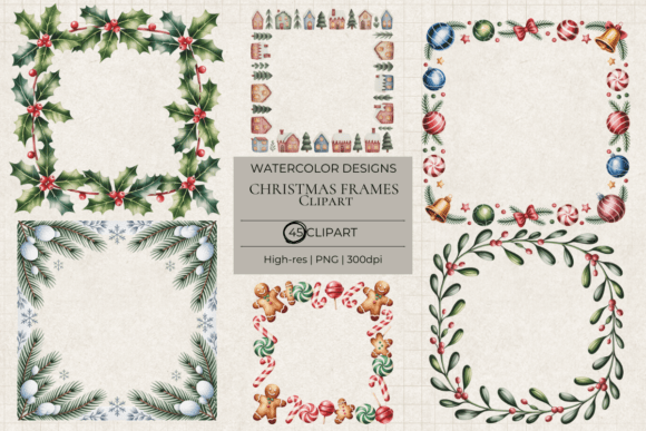 Christmas Frames Clipart 45 Festive: A Publisher’s Review