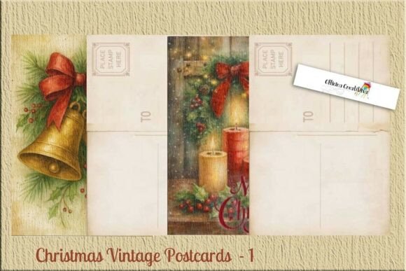 Christmas Vintage PostCards Review: A Designer’s Take on Seasonal Illustrations
