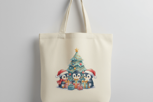 Cute Christmas Penguins with Gifts: A Designer’s Review of Seasonal Illustrations