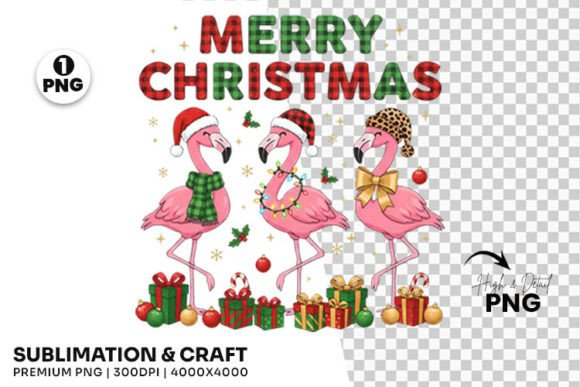Flamingo Christmas Sublimation PNG: A Designer’s Review for Seasonal Branding