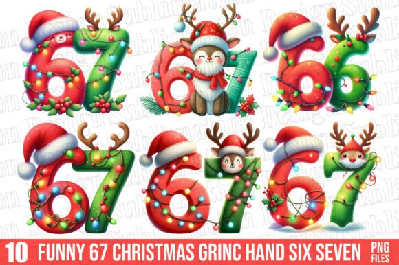 Funny 67 Christmas Grinc Hand Six Seven: A Designer’s Review of This Illustrations Asset