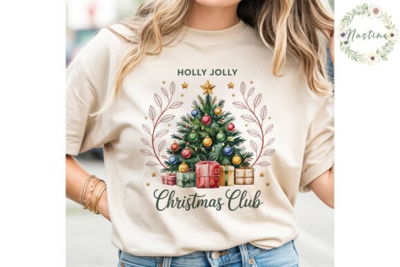 Holly Jolly Christmas PNG Clipart for Illustrations