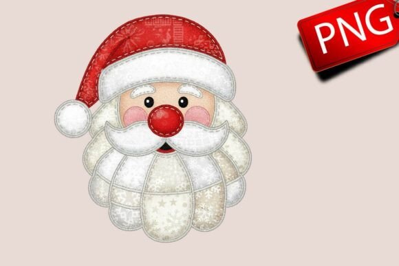 Patchwork Christmas Png Santa Claus Png: A Designer’s Review for Illustrations