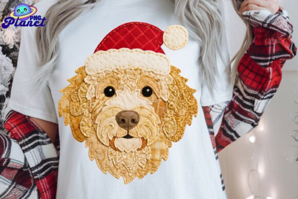Patchwork Golden Doodle Christmas PNG: A Review for Illustrations