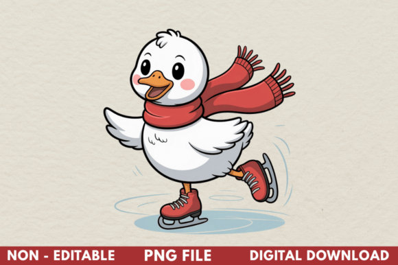 Silly Goose Christmas Clipart PNG Goose: A Designer’s Review for Illustrations