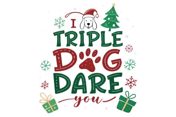 The I Triple Dog Dare You Christmas PNG: A Designer’s Review for Illustrations