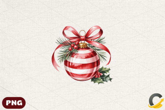 Watercolor Christmas Banner Clipart PNG for Illustrations