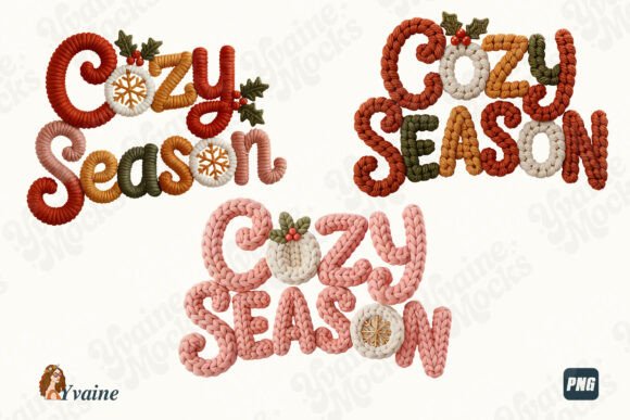 Yarn Crochet Cozy Season Christmas PNG Review